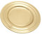 NKlaus Plato para Velas con Borde Acanalado Ø13cm Latón Dorado Portavelas Decoración Redonda 10729
