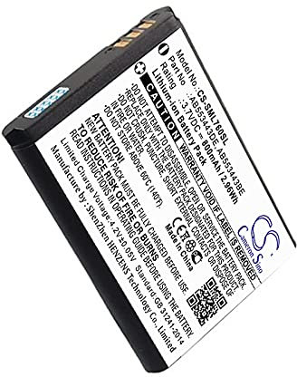 TCTK Akku 800mAh Kompatibel mit [Samsung] SGH-L760, SGH-L768, SGH-Z620 Ersetzt AB553443BE, AB553443DE FBA