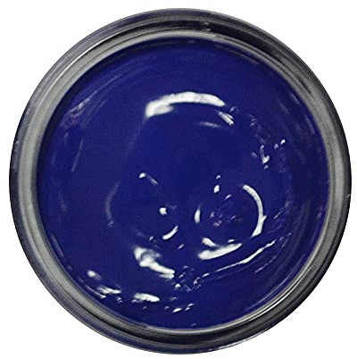 Famaco 50ml Blue Electric Leather Deluxe Cream Polish for Boot and Shoe with Application Sponge - Long Lasting Shine Protector Kit for Boots and Shoes