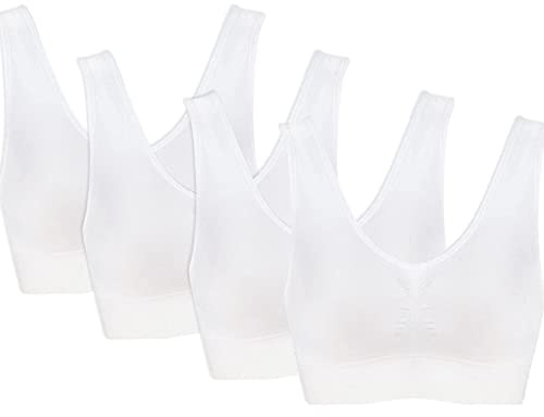 PBE Ultimate Comfort Bra, Premium Thick Double Material Women's Sleep Bras, Sports Bra, Premium Quality, Seamless, No Wires!