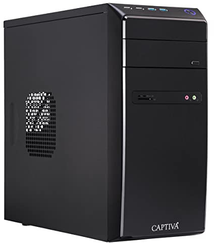 Captiva Power Starter R64-120 AMD Ryzen™ 5 5600G 16 GB DDR4-SDRAM 500 GB SSD Windows 11 Home PC Nero
