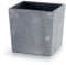 2in1 Blumentopf mit Einsatz Pflanzkübel Kräutertopf Blumenkübel Beton Optik Kunststoff 29,5 cm x 29,5 cm x 29 cm (Marengo)