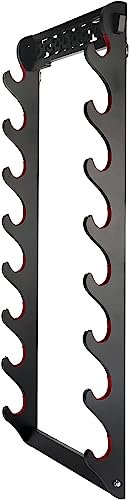 Dfdvye Schwerthalter Katana Wandhalterung 8 Tier Samurai Schwert Display Rack Wand Wakizashi Tanto Wandaufhänger Schwert Rack Schwert Stand Display