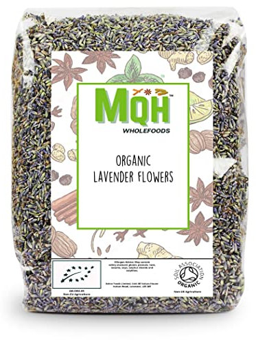 ORGANIC Dried Lavender Flowers Loose Herbal Tea Pot Pourri Premium Quality! Soil Association Certified (200g)