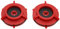 Nab Reel Hub Adapter für Studer ReVox B67 Akai Teac G8M2, 1 Paar Nab Hub Adapter, Universelle Ladevorrichtung für Reel to Reel Bänder (Rot)
