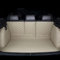 Auto Leder Kofferraummatte für Skoda Kodiaq (5seats) 2019-2023, Antirutschmatte Kofferraum Schutzmatte Kofferraumschutz, Auto Zubehör,E/Beige