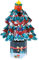 Kesote Weihnachtskarten mit Umschlag Pop Up Karten Weihnachten 3D Weihnachtsbaum Glückwunschkarte Grußkarte