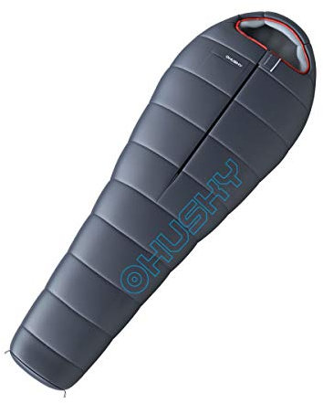Husky Outdoor Schlafsack Anapurna -28°C | Mumienschlafsack für Trekking, Wandern und Camping | Grau
