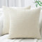 Topfinel Kissenbezug 35x35 Creme Kordsamt 2er Set Maiskorn Muster Kissenbezüge Kissenhülle Dekokissen Sofakissen Nackenkissen Kopfkissen Couchkissen Dekokissen Zierkissenbezug Deko