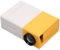 Mini Proyector Proyector de Video Portátil, Proyector de Películas de Cine en Casa Multimedia, Proyector de Teléfono Inteligente HD 1080P HiFi, para Tarjeta de Memoria con