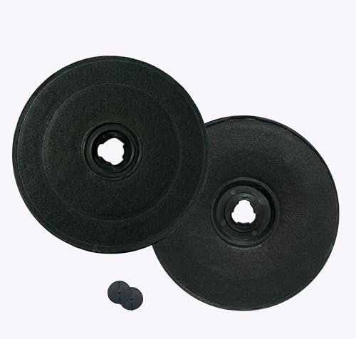 Amazinpure 2X Carbon Charcoal Filters 230x20mm Compatible with Bosch 11005728 DHZ2701 Whirlpool 48400008636 E233 AEG 2020D-M/UK Cooker 9029800472 Zanussi Ariston Wpro