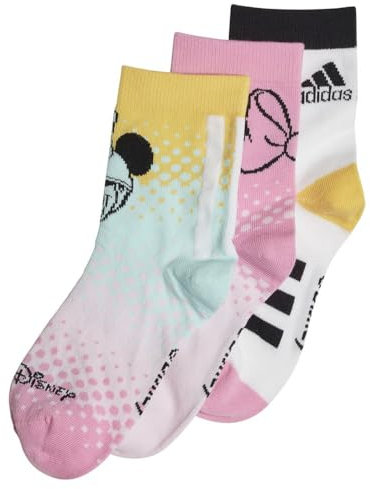 Adidas Disney Minnie Mouse Crew Socks 3 Pairs EU 22-24