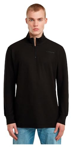 G-Star Herren Half Zip Tweeter Regular Tee Long Sleeve T-Shirt