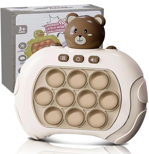 Pop It Elektronisches Spiel Quick Push Bubble Game A Push Pop Fidget Toys Knopf Puzzle Game Spielzeug Anti-Stress-Spielzeug Lustiges Geschenk für Kinder und Erwachsene Bubble Stress Gadget Geburtstag