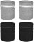 4 Stück Handgelenktasche Damen Herren,Mabor Schweißband Handgelenk Reißverschluss Sport Armbänder mit Reißverschluss Kreditkarte Sport Wristband Sportarmband Schweißarmband für Laufen Fitness