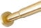 Ausziehbarer Teleskop-Duschvorhang, Spannstange, ohne Bohren, verstellbare Stange für Badezimmer, Schrank, Fenster, goldfarben, 50 ~ 75 cm