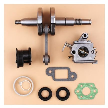 YRcEKH Juego de Juntas de Sello de Aceite de carburador de cigüeñal Apto for motosierras Stihl 017 Ms 170 Ms170 Piezas de Repuesto Pasador de 8 mm Motosierra Gasolina
