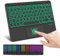 Nsyee Tastiera Bluetooth wireless Ultra Sottile, Retroilluminazione a 7 Colori, Trackpad Multi-Touch Integrato, per Android/iOS/Windows, Tastiera Wireless, per iPad/Tablet/Samsung, Layout Italiano