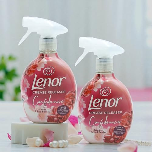 Lenor Crease Releaser – Confidence Jasmine & Red Berries (2 x 500ml)
