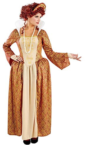 Fun Shack Robe Médiévale Femme Reine, Costume Renaissance Carnaval, Déguisement Femme Historique, L