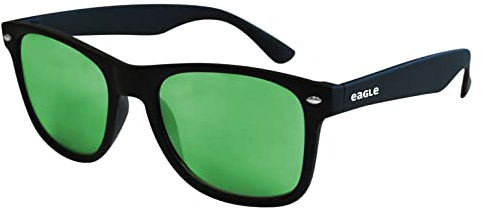 EAGLE WAGRMSU - Gafas de sol WAVE lente espejo verde