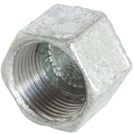 SOMATHERM FOR YOU, Bouchon en fonte galvanisée femelle 26/34 N° 300 - Raccords résistants à la corrosion, idéal pour réseaux d'eau chaude et froide, compatible avec tous raccords galva