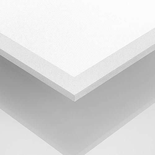 PRIOS LED Panel Gelora (Modern) in Weiß (1 flammig,) - Bürolampe Deckenlampe Deckenleuchte Lampe Küchenleuchte