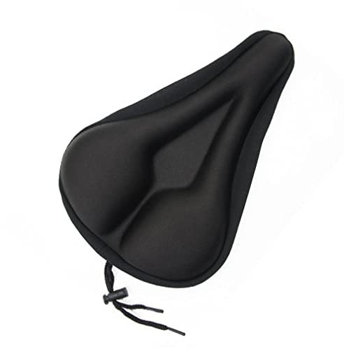Maveek Gel-Fahrradsattelbezug, extra weich, Sattelkissen für Rennrad und Mountainbike (schwarz)
