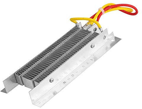 MAGT Riscaldatore d'Aria 12V 400W PTC Riscaldatore d'Aria Sicuro Elettrico Ceramica Isolamento termostatico PTC Interno Elemento riscaldante Kit riscaldatore d'Aria per la casa dell'ufficio