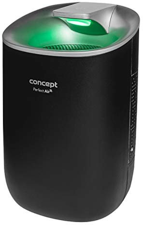 Concept Perfect Air OV1110 - Deshumidificador eléctrico, 600 ml, para habitaciones de hasta 15 m2, 300 ml/día, color negro
