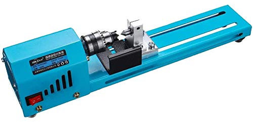 Mini Lathe Machine, 12V-24V Mini Lathe Beads Machine 150W DIY Woodworking Lathe Grinding Polishing Beads Drill Rotary Tool Set with Power Adapter 78 Piece Set