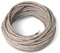 Amarcords - Textilkabel für Lampen RAUCH, rund, Hanf, 3 Meter, mit 2 Leiter 2x0,75 - Stoffkabel mit farbigem vintage Stoff überzogen für Kronleuchter, Wandlampen und Lampenschirme