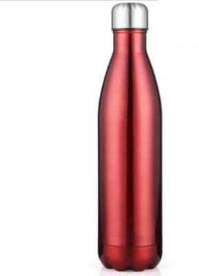 Boolavard Bottiglia d'acqua Bottiglia d'acqua in Acciaio Inossidabile con Isolamento Sottovuoto BPA Bottiglia Sportiva in Metallo senza BPA Bevande calde e fredde a doppia parete 17OZ / 500ML (Rosso)