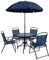 Flash Furniture Nantucket Lot de 6 chaises Pliantes Bleu Marine