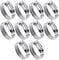 10 Pcs Hose Clips Set, Adjustable 27-51mm Range Hose Clamps, 304 Stainless Steel Hose Screws Pipe Tube Clips Clamps Assortment Kit for Home Water Gas Pipe Automotive Tubing