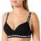 KARL LAGERFELD Damen Karl Lagerfeld Damen Logo Padded Bra Büstenhalter, Schwarz, M
