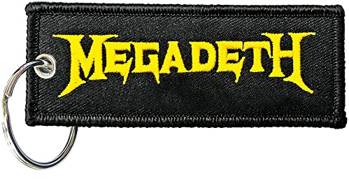 Megadeth Logo Plastic Key Chain, Multi-colored, One Size, Multi-colored, One size