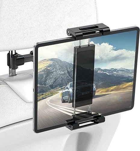 Support de tablette de voiture extensible pour iPad, Switch, Sumsung Tab, smartphone et appareils de 4,7 à 13
