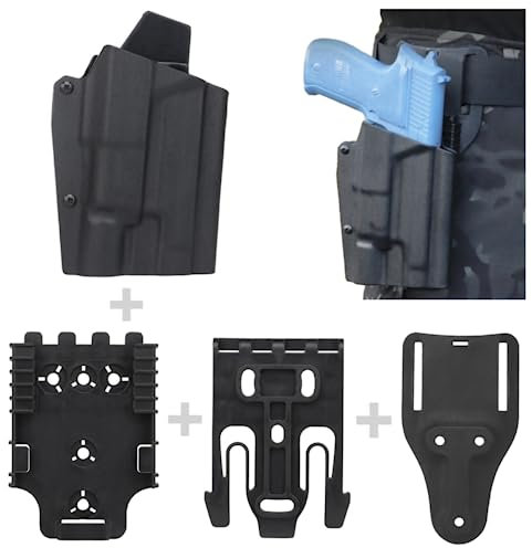 ACEXIER Tactical Kydex P226 Gun Holster Adapt X300 Taschenlampe QLS Gürtelschlaufenhalterung Airsoft Jagdpistole Zubehör