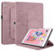 Succtopy Coque pour iPad Air 2/Air 1/iPad 9,7 2018/2017 (5ème/6ème Génération) Support Rotatif à 360 Degrés Étui iPad 9.7 PU Cuir Housse de Protection avec Porte-Crayons iPad Air 2/Air 1 Rose Gold