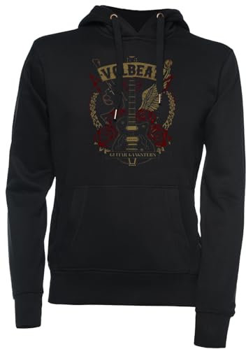 New S Volbeat Band Unisex Kapuzenpullover Schwarz