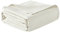 WOLTU Tagesdecke 220x240 cm 100% Baumwolle, leichte Wohndecke in Waffeloptik, weiche Überwurfdecke Bett, Sofa Überwurf Wohnzimmer Schlafzimmer, Creme