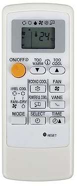 1 Unidad de Control Remoto de reemplazo de Aire Acondicionado for Mitsubishi MP04B MP04A MP2B