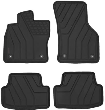 Premium Gummi Fußmatten mit Rand passend für passend für Seat Leon ab 12/2012-3/2020/für Leon ab 4/2020 AURADO AU47000005 Automatten
