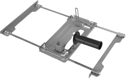 JISADER Führungsschiene für Kreissäge, Führungsschiene, professionelle Hilfswerkzeuge, Halterung für Schneidemaschine, Basis, Kreissäge, Reparaturteile, 0 bis 58cm