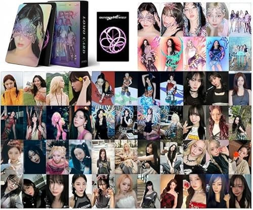 SCISSH Aespa Photocards 'Armageddon' Collections 55 Pcs New Album New Song 'Supernova' KARINAGISELLE WINTER NINGNING aespa Photocards Kpop Postcards (Laser Version)