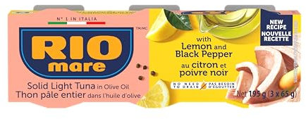 Rio Mare Tonno In Olio D'oliva Limone E Pepe G65x3, 195g