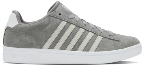 K-Swiss - K-Swiss Herrenschuhe Sneakers 09492-029-M COURT TIEBRK II SDE Grau - 09492-029-M - 42,5