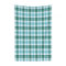 EYLOZS Plaid Couverture en Flanelle Super Douce - Couverture Douce et Légère pour Lit, Canapé, Camping et Voyage,Motif géométrique ornemental à Carreaux Abstraits Turquoise, Vert océan130x150cm
