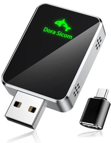 Wireless CarPlay Adapter, Superfast Upgrade from Wired to wirelessly, Plug & Play, Car Play Dongle Mini Stable CarPlay Wireless Adapter Compatible with iPhone iOS 12+ Cars with Wired CarPlay
